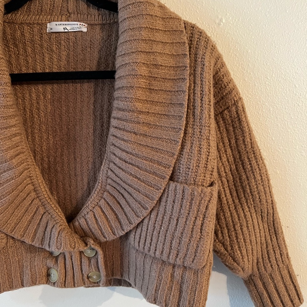 anthropologie wool blend dolman cardigan